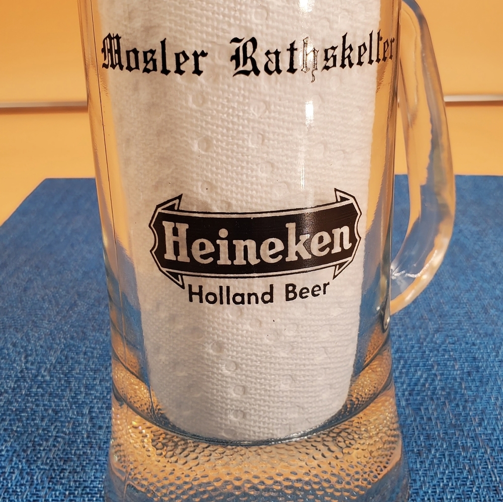 Vintage Heineken Mosler Rathskeller Beer Mug (C12)